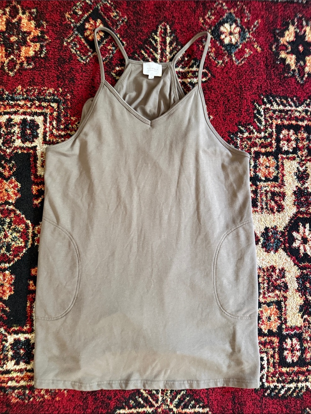 SUNDAYS athletic tank mini dress with shorts